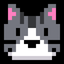 eCafe Kitty pixel mascot